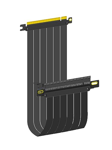 GLOTRENDS 400mm PCIe 3.0 X16 Riser Cable for Low-end PCIe 3.0 GPUs