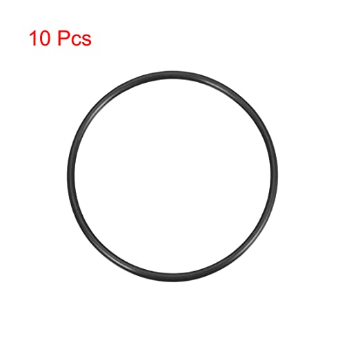 sourcingmap Nitrile Rubber O-Rings 60mm OD 53.8mm ID 3.1mm Width, Metric Sealing Gasket for Automotive Machine Plumbing Pack of 10 - Image 2