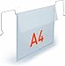 Produktbild Durable Drahtbügeltasche mit Klappe A4 quer, Etikettenhalter transparent, 50 Stück, 118819