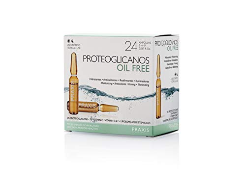 Proteoglicanos Antiaging Praxis - Ampollas sin aceite, 24 unidades de 2 ml
