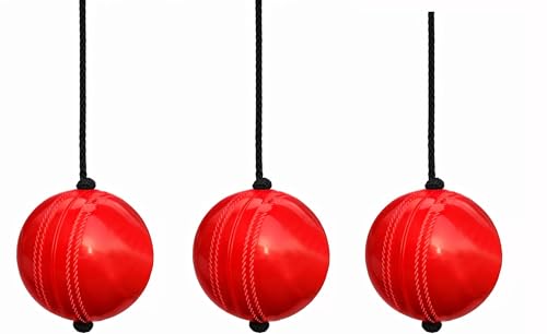 Image of PVC Hanging Cricket Ball for Practice /Training for Men, Women, Boys, Girls & Kids Home Practice Balls Ideal for Indoor & Outdoor Batting, Heavy Training