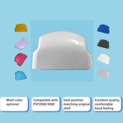 Image of OSTENT Battery Protector Cover Door Repair Parts Replacement for Sony PSP 2000 /3000 Color Silver