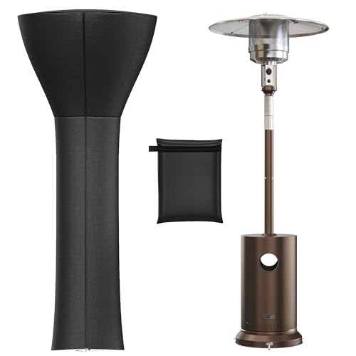 EAST OAK Patio Heater Covers with 300D Oxford Fabric, Zipper, Storage Bag, Waterproof, Dustproof,...