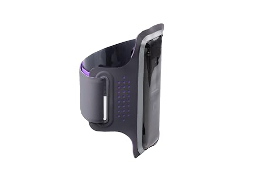 Case Fur Radiacode 102 103 Beinband mit verstellbarem Riemen aus Neoprene mit lichtreflektierendem Streifen (Violet)