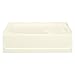 STERLING 71101117-96 Ensemble Bathtub, 60-Inch x 36-Inch x 20-Inch, Left-Hand, Biscuit