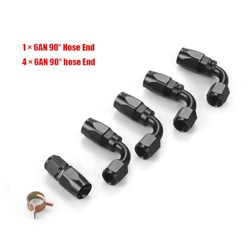 Universal Power Steering Pump Hose Kit Return to Reservoir Hose Kit for Pump Mount Reservoir Compatible with LS Swap LS1 LS3