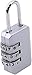 Combination Lock Cord Lock Anti-theft 3 Digit Multifunctional Luggage Locker Silver Clever fashion