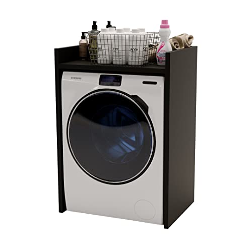 MRBLS_HOME Armoire pour machine à laver, sèche-linge, meuble de salle de bain, meuble de salle de...