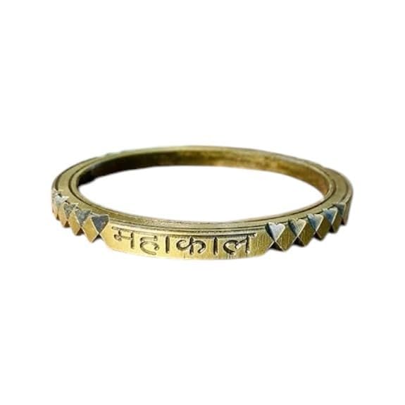 Image of Aasthakart Mahakal Kangan Bracelet for Men & Women - Religious & Stylish Brass Bracelet for Mahadeve Devotees