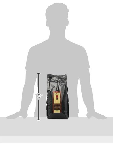 The Bean Coffee Company Organic El Grano Ricco (Costa Rican Classic), Medium Roast, Whole Bean, 5-Pound Bag