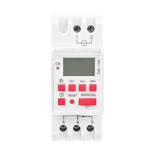 Minuterie numérique électrique programmable THC-15A AC110V pour tableau