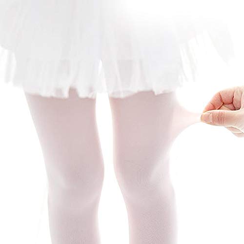 Hicdaw 4Pairs Dance Tights Ballet Tights Footed Tights for Girls - Thumbnail 4