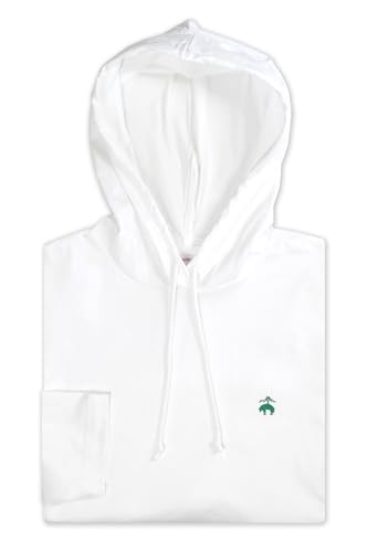 Brooks Brothers Mens Original Fit All Cotton L/S Hooded Shirt,