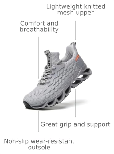 Image of TSIODFO Men's Running Sneakers Athletic Walking Shoes
