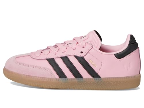 adidas Unisex-Child Ltpink/Cblack Samba Messi J Light pinkCore Black/GUM4 9.5 US4