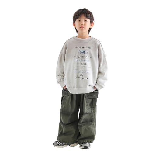 Boys Cargo Pants for Everyday Casual Outdoor Sports Activities Comfortable Fit for Kids Durable Design for Ages