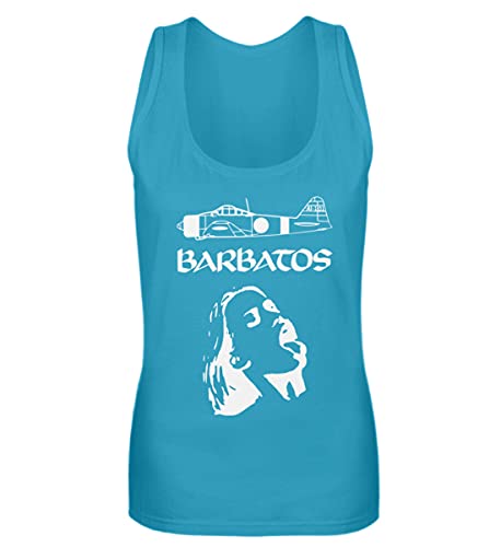 Débardeur Barbatos femme turquoise taille S vêtement metal rock