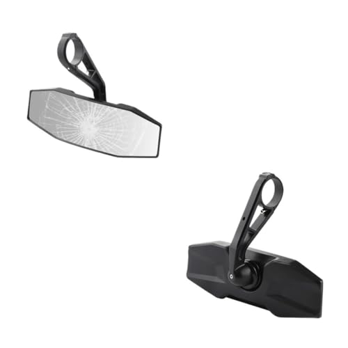 Espejo retrovisor universal para UTV y ATV de 1,75 pulgadas con giro de 360 grados central ajustable 7