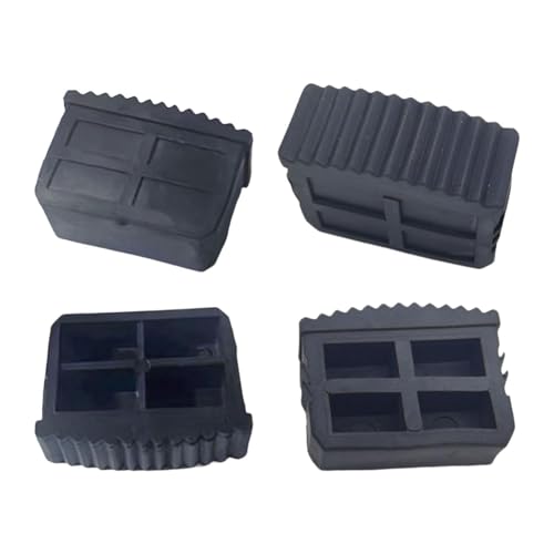 Image of 4 Pieces Ladder Feet Covers Replace Convenient Rubber Steep Ladder Foot Pads 6cmx2.2cm| Home & Garden | Tools | Ladders | | |