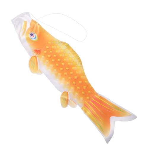 Abaodam Pesce Koi Manica Vento Giapponese Bandiera Forma di Pesce Appesa per Festival Negozi di Sushi e Decorazioni per Esterni Materiale Pratico Resistente alle Condizioni Atmosferiche