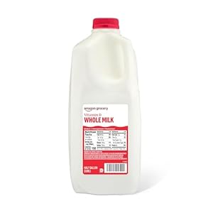 Amazon Grocery, Whole Milk, Half Ga...