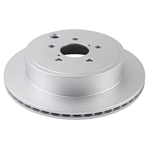 Image of TRQ Rear Brake Pad and Rotor Set Ceramic Coated Rotors Compatible with 2010-2014 Subaru Legacy 3.6R Limited 2010-2013 Legacy 3.6R 2010-2012 Premium