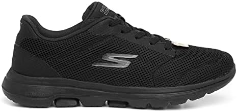 Skechers Women's GO Walk 5-Lucky Sneaker, Black, 7.5 M US | Image 1