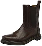 Printed leather Shabbies Amsterdam Damen SHS0722 Chelsea Boot 2.5 cm Croco Printed Leather, Brown, 36 EU