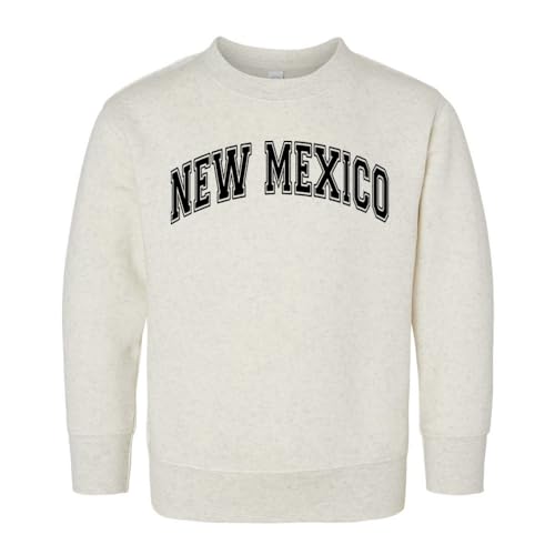 Arch New Mexico Kids Sweatshirt Toddler 5T Natural Heather
