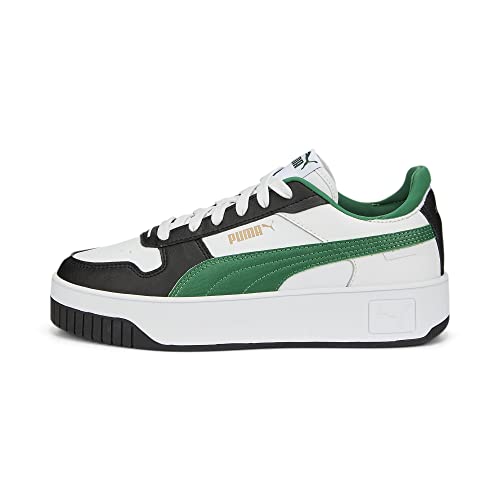 Image of PUMA Women's Carina Street Sneaker, Puma White Vine Puma Black, 6 UK
