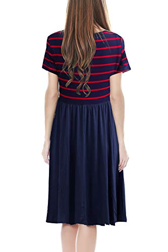Robe de maternité Smallshow avec accès allaitement discret et coupe fluide