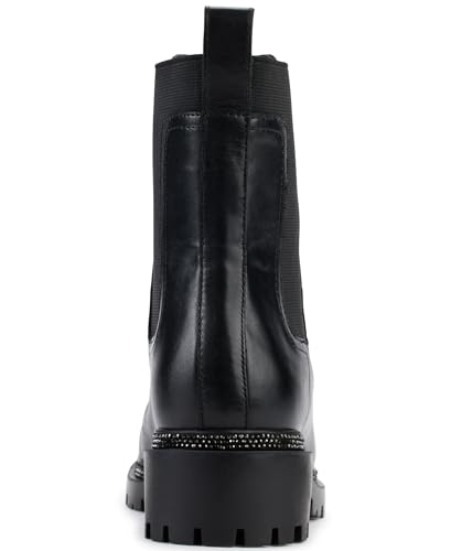 DKNY Women's Rick Slip On Chelsea Boot with Stud Details3