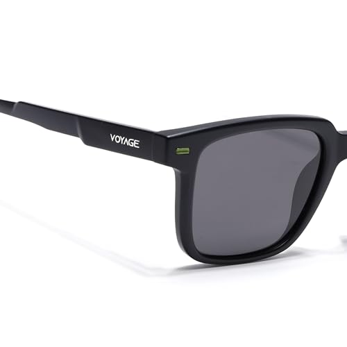 Image of Voyage Square UV Protected & Polarized Sunglasses for Men & Women