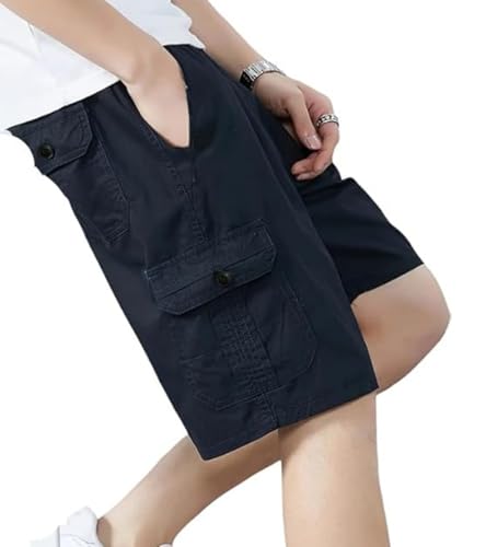 Image of Amazon Brand - INKAST Men Casual Cotton Shorts with Multiple Pockets Comfortable Breathable Fabric Stylish & Durable Design