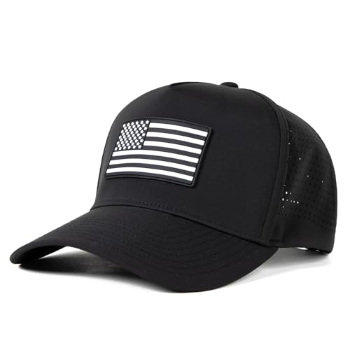 Image of TOP-EX Performance Baseball Hat for Men Water Resistant Golf Cap Running Cooling Snapback Laser Perforated