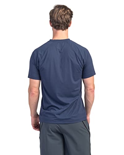 Rhone Reign Mens Workout Shirts, Anti-Odor, Quick Dry Mens Gym Shirts, Upf 50+, Lightweight Workout Shirts For Men, Moisture Wicking Navy Small #TOP3