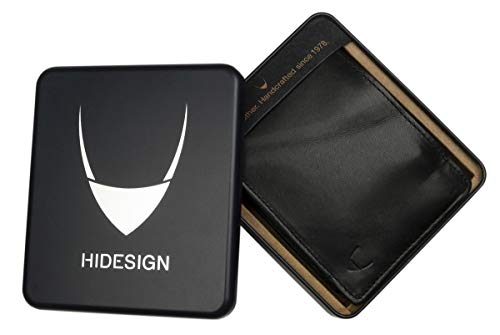 Image of Hidesign Black Leather Men's Wallet (8903439782009)