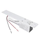 FAUOSWUK Elektryczny Zamek Ryglowy Kompaktowa Konstrukcja Kontrola Dostępu do mieszkań i Biur Wytrzymała Stal Nierdzewna i Stop Aluminium 12 V