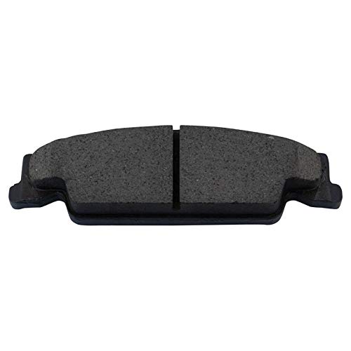Image of TRQ Rear Brake Pad and Rotor Set Ceramic Parking Brake Shoe Compatible with 2005-2010 Cadillac STS Code JL9