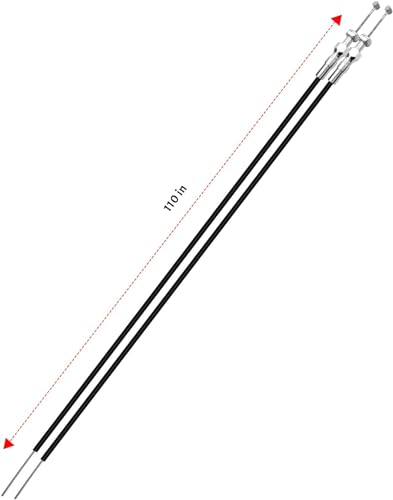 MvpYaoBaiGe 330-9371 Parking Brake Cable Kit Fit for Wilwood 110\" Long Cables with a 97\" Long Sheath
