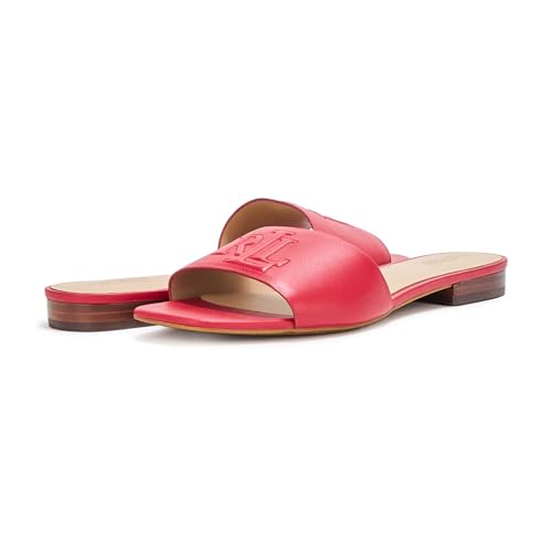 Lauren Ralph Lauren Women's Everley Nappa Leather Slide Sandal3