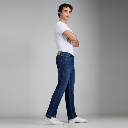 Image of Pepe Jeans Men's Jeans | Straight Fit | Mid Rise | Stretchable