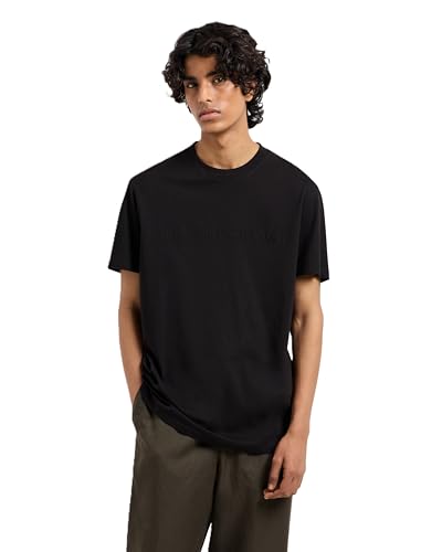 A|X Armani Exchange Para Hombre. XM000554AF10356UC001 Camiseta Corte Regular Negro (S), Casual, AlgodóN, Manga Corta A|X Armani Exchange Para Hombre. XM000554AF10356UC001 Camiseta Corte Regular Negro (S), Casual, AlgodóN, Manga Corta