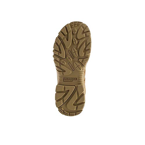 Merrell Men's Strongfield Tactical 8" Waterproof Military Boot, Dark Coyote, 10.5 #TOP1