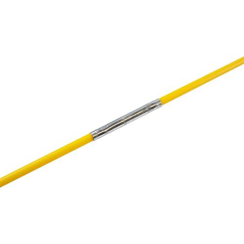 MightyRods Pro 2 Pack 1m Cable Rods Set, 6mm Ø, 100% Splinter Proof Flexible Electric Wire Puller, Cable Installation Access Fishing Tool, Electrical Fish Tape, Electricians Tools, CK T5430