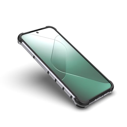 Image of Glasgow Back Case Cover Compatible with [ Xiaomi 14 5G ] (Stylish Design) - Black