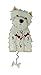 Allen Designs Westin The White Westie Dog Pendulum Wall Clock