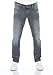 Produktbild MUSTANG Herren Jeans Oregon Tapered Fit Stretch Denim Hose 99% Baumwolle Blau Grau Schwarz W30 - W40, Größe:W 38 L 36, Farbauswahl:Light Grey Denim (1009375-313)