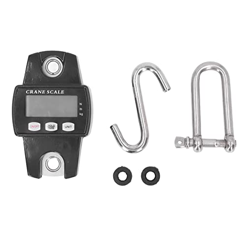 Báscula digital multifunción para suspensión 300 kg negra miniatura 4