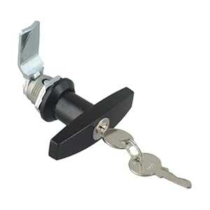Whychstore T-Griff Anhängergriffschloss mit Schlüsseln